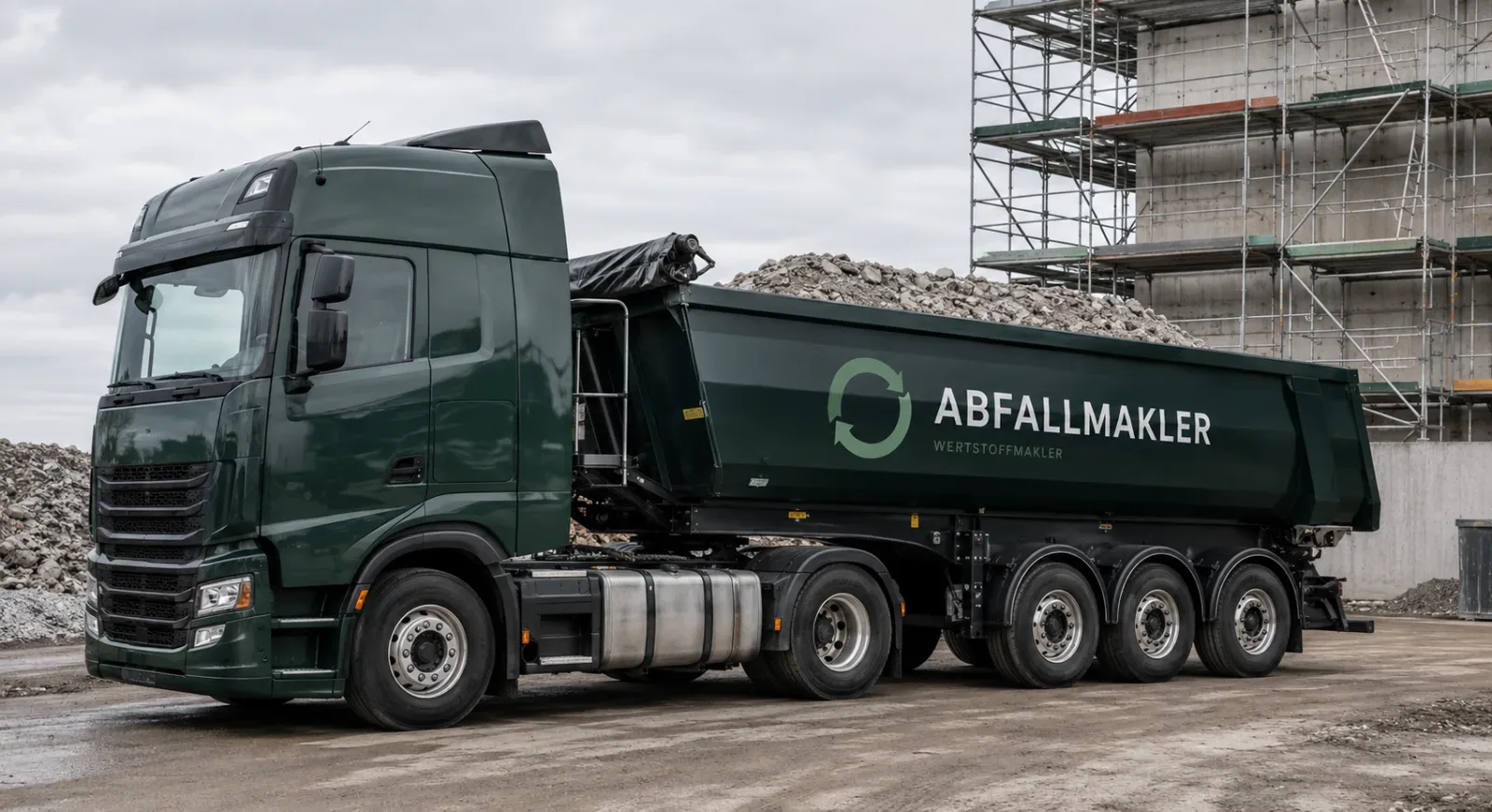 Kippsattel für schwere mineralische Fraktionen